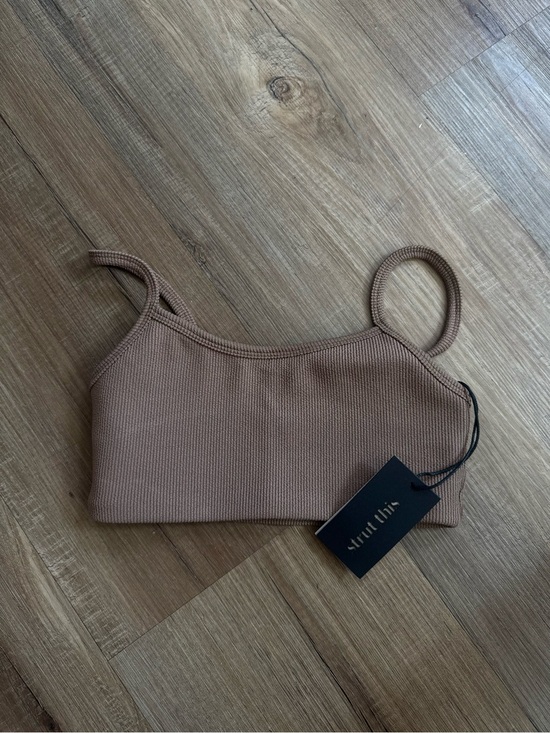 Strut This Tops - Strut This Bra Nude Brown